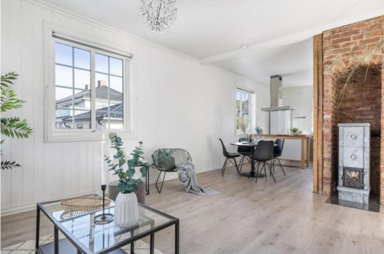 Апартаменти Lys Og Sentral Leilighet Med Terrasse Og Hage Ліллегаммер Екстер'єр фото